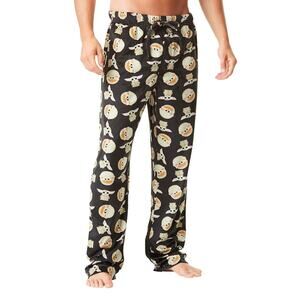 STAR WARS Crazy Lounge Baby Yoda Fleece Pajama Pants Drawstring Pull On Mens XL